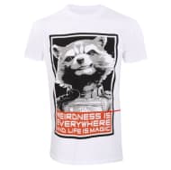 Marvel: Guardians Of The Galaxy - Vol 3 - Red Rocket - White (T-Shirt Unisex Tg. XL)