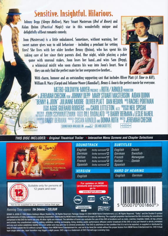 Benny & Joon (Import)