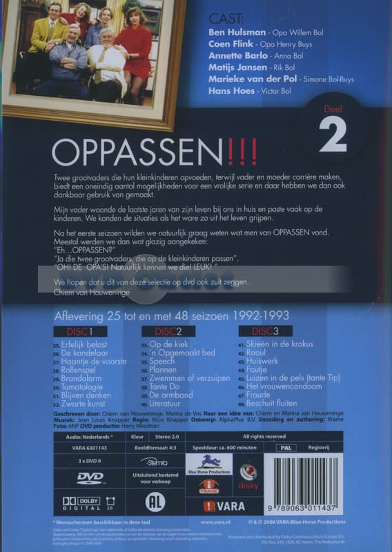 Oppassen!!! - Seizoen 2 (3 DVD)