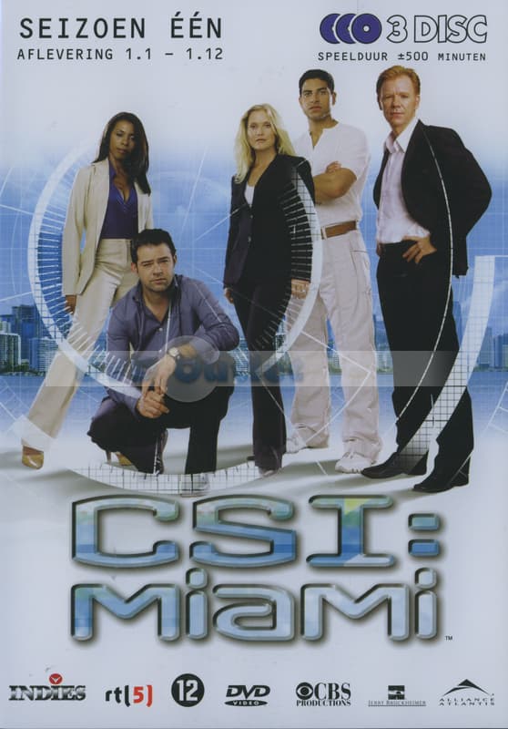 CSI: Miami - Season 1, Episode 01-12 (3 DVD)