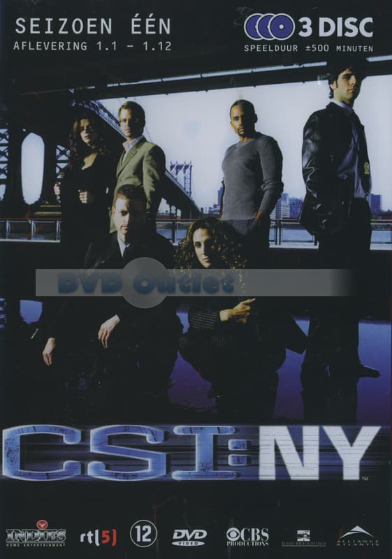CSI: New York - Season 1, Episode 01-12 (3 DVD)