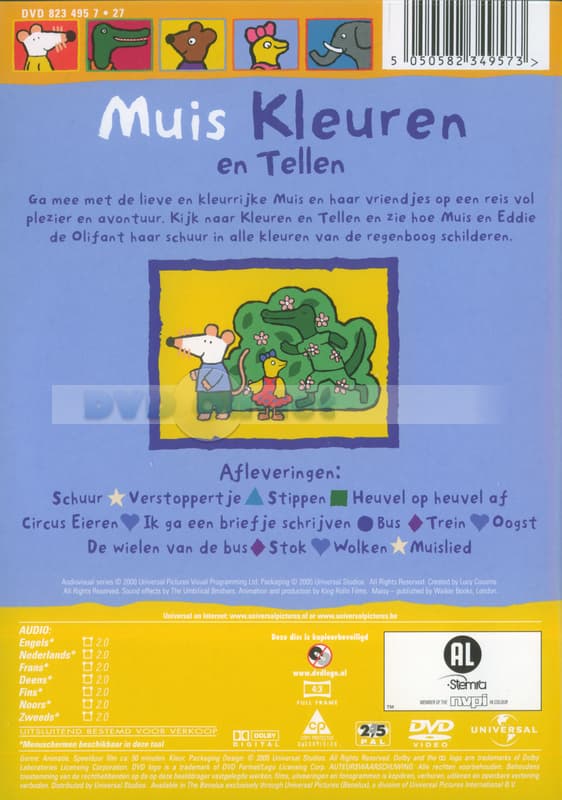 Muis - Kleuren en Tellen