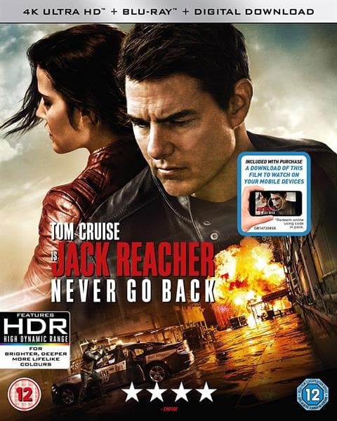 Jack Reacher: Never Go Back 4K (Import)