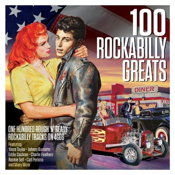 Various Artists - 100 Rockabilly Hits-One Hundred Rough 'N' Ready Rockabilly Tracks (4 CD)