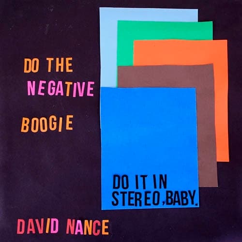David Nance - Negative Boogie (LP)