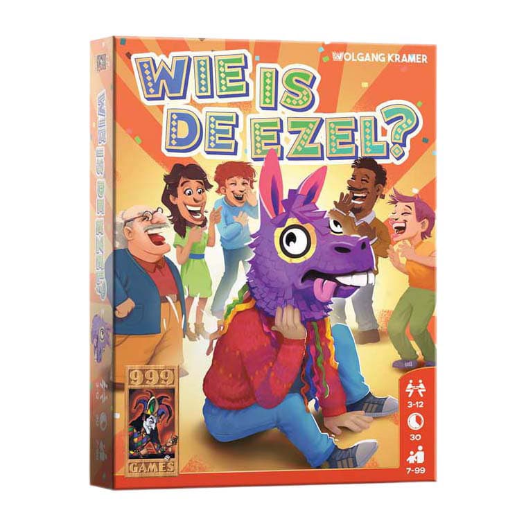 999 Games Wie is de Ezel? Kaartspel
