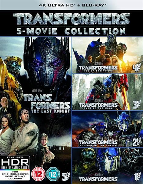 Transformers: The Last Knight- 5 Film Collection (11 Discs Including Bonus Disc) (bd+uhd) (Import)