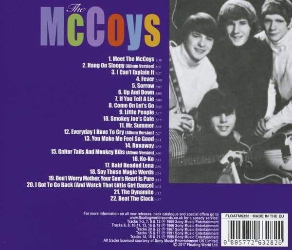 McCoys - Hang On Sloopy (CD) (Reissue)