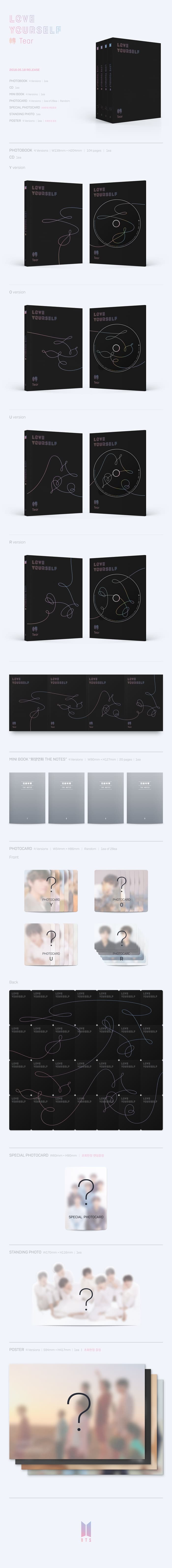 BTS - Love Yourself: Tear (CD) (Limited Edition)