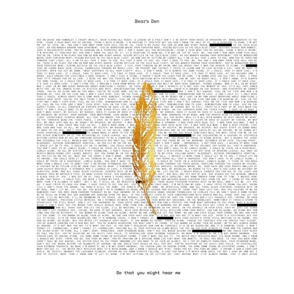 Bear's Den - So That You Might Hear Me (LP)