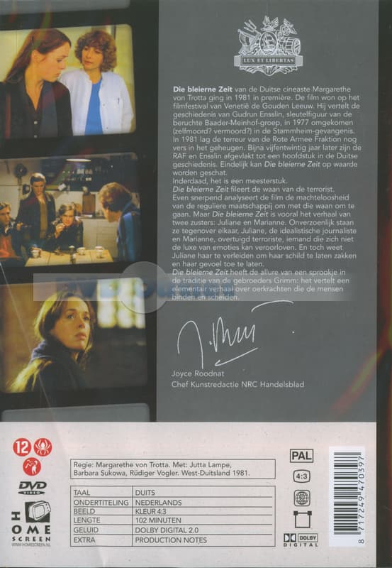 Bleierne zeit (DVD)