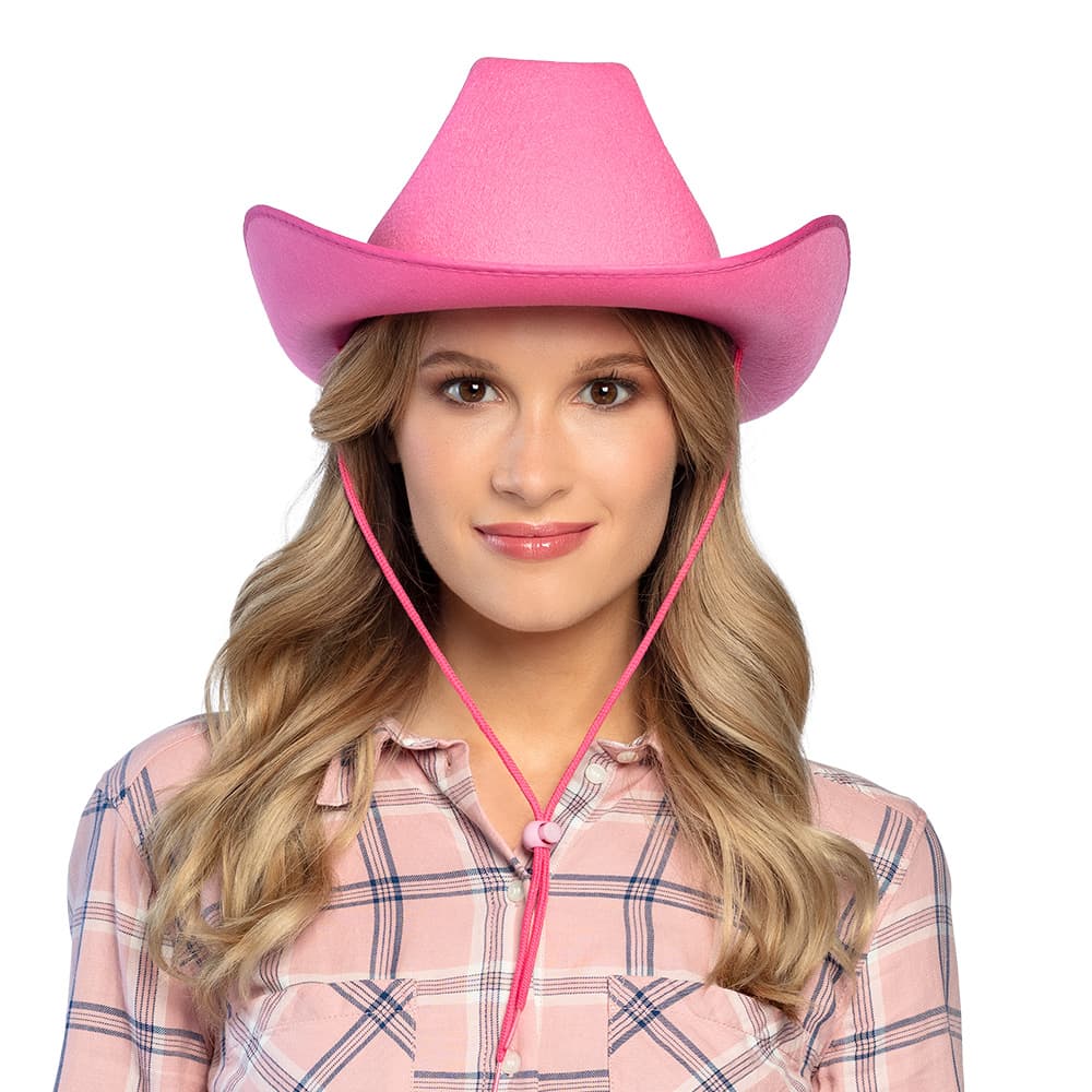 Hoed Rodeo Roze