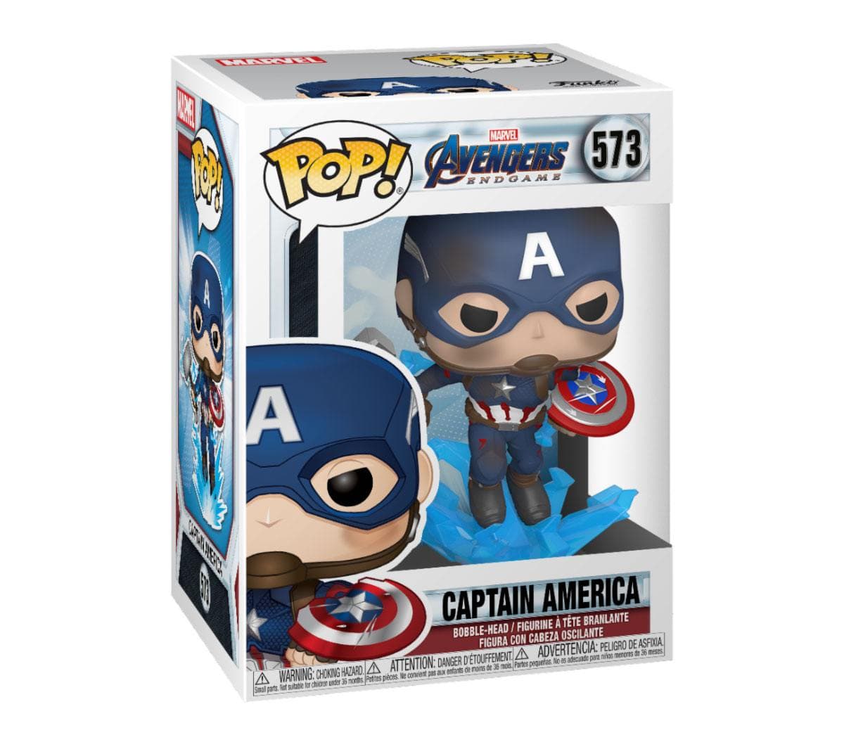 Funko Pop! Marvel: - Endgame - Captain America W/ Broken Shield & Mjoin
