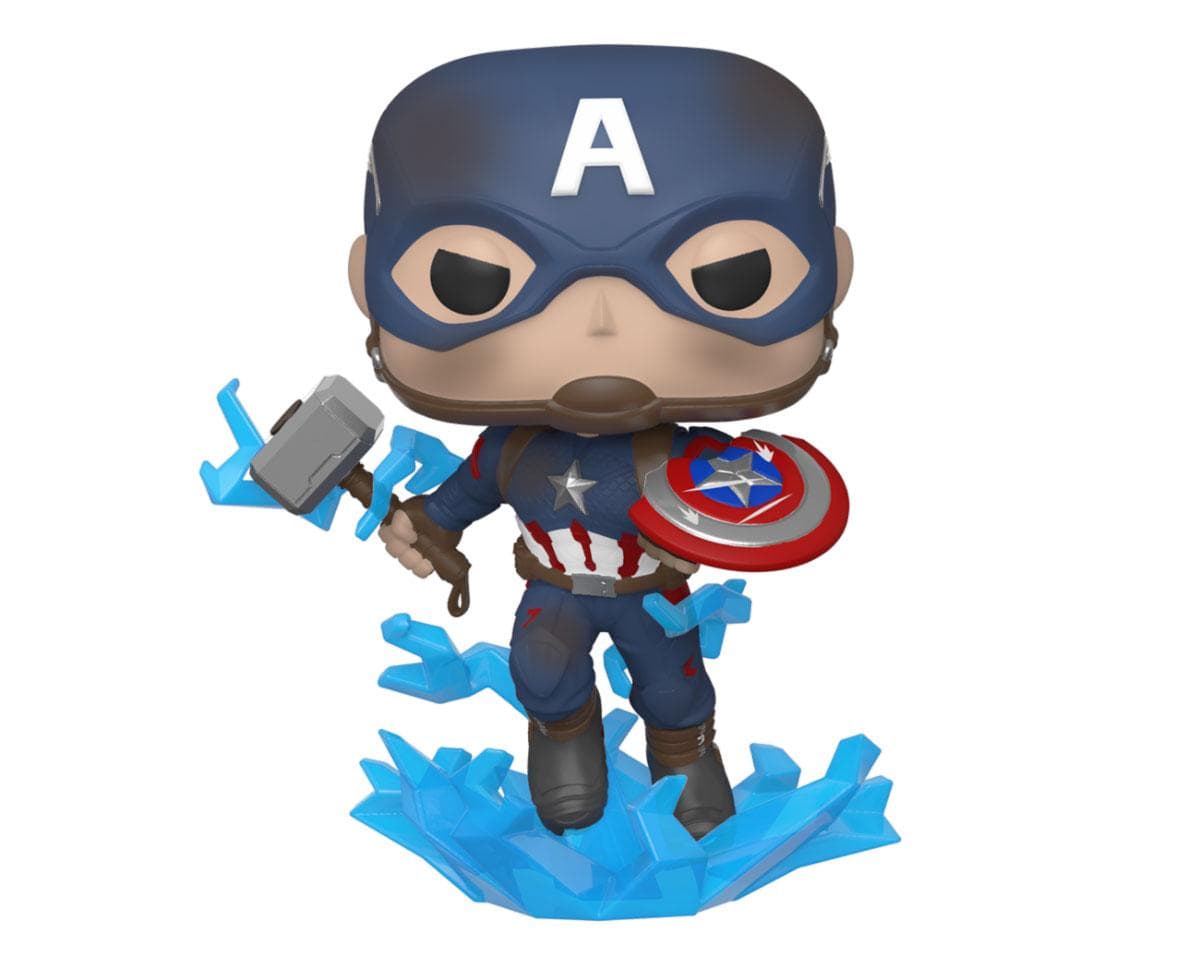 Funko Pop! Marvel: - Endgame - Captain America W/ Broken Shield & Mjoin