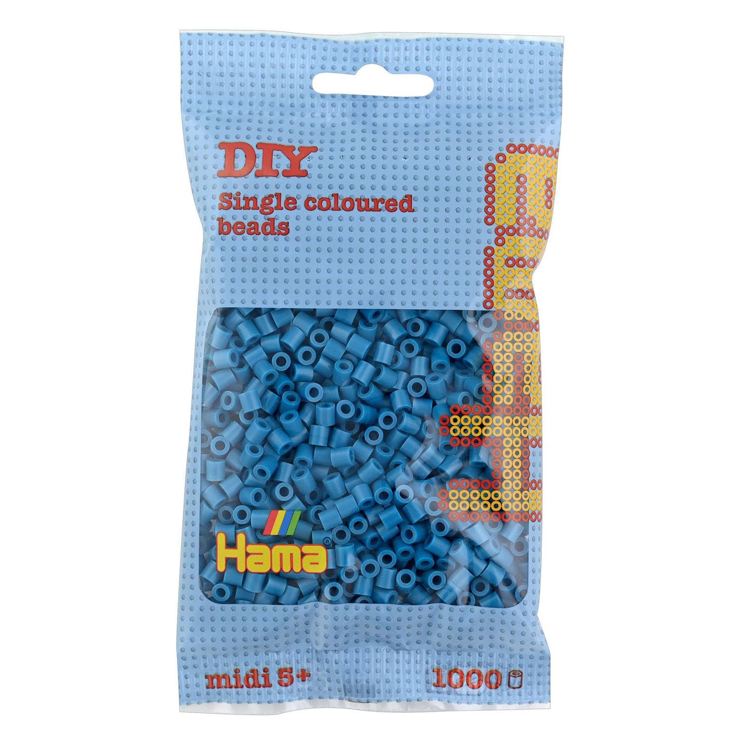 Hama Midi Strijkkralen - Petrol Blauw (83), 1000st.