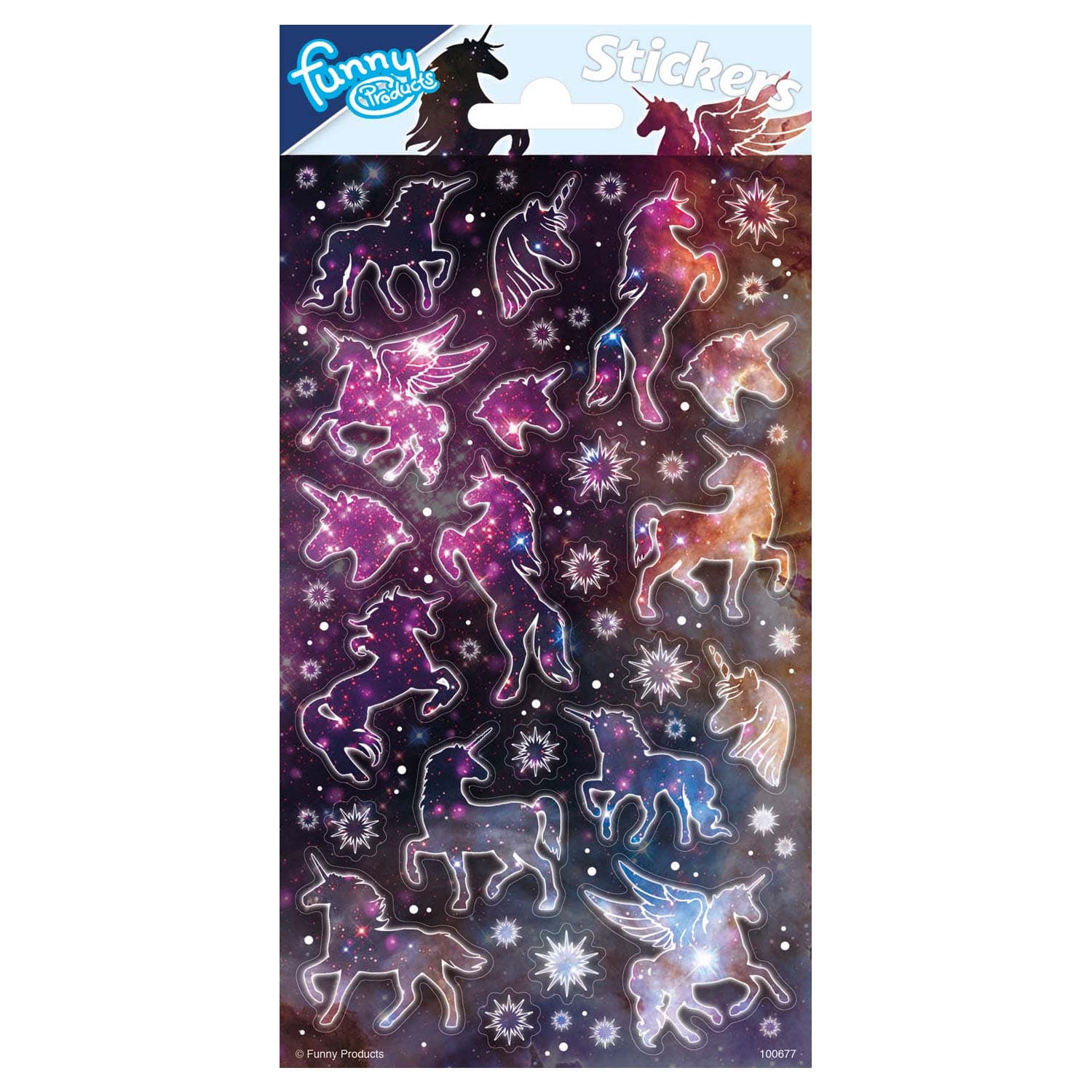 Stickervel Twinkle Eenhoorn