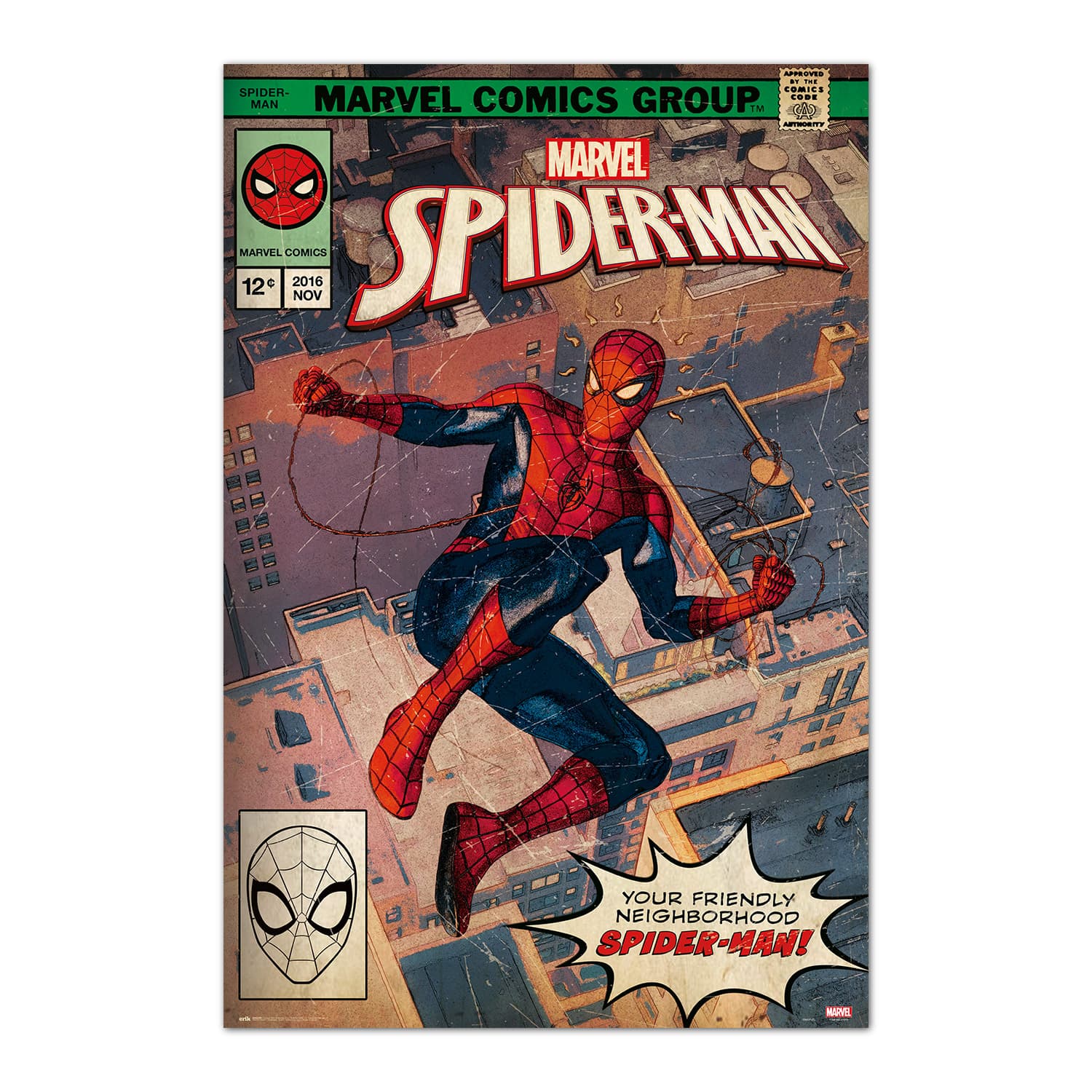 Marvel Spider-man Comic Front (POSTER 61x91,5)