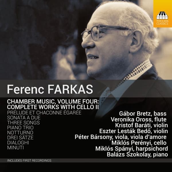 Gábor Bretz, Veronika Oross, Kristóf Baráti, Eszter Lesták Bedo, Péter Bársony, Miklós Perényi, Miklos Spanyi, Balázs Szokolay - Ferenc: Complete Works With Cello II (CD)