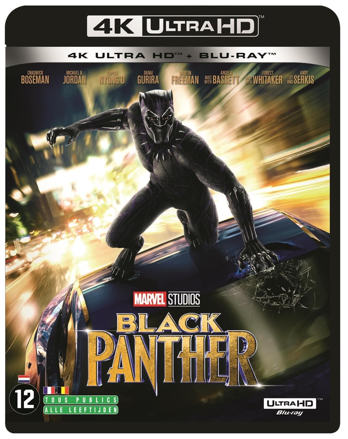 Black Panther (4K Ultra HD Blu-ray) (Import geen NL ondertiteling)