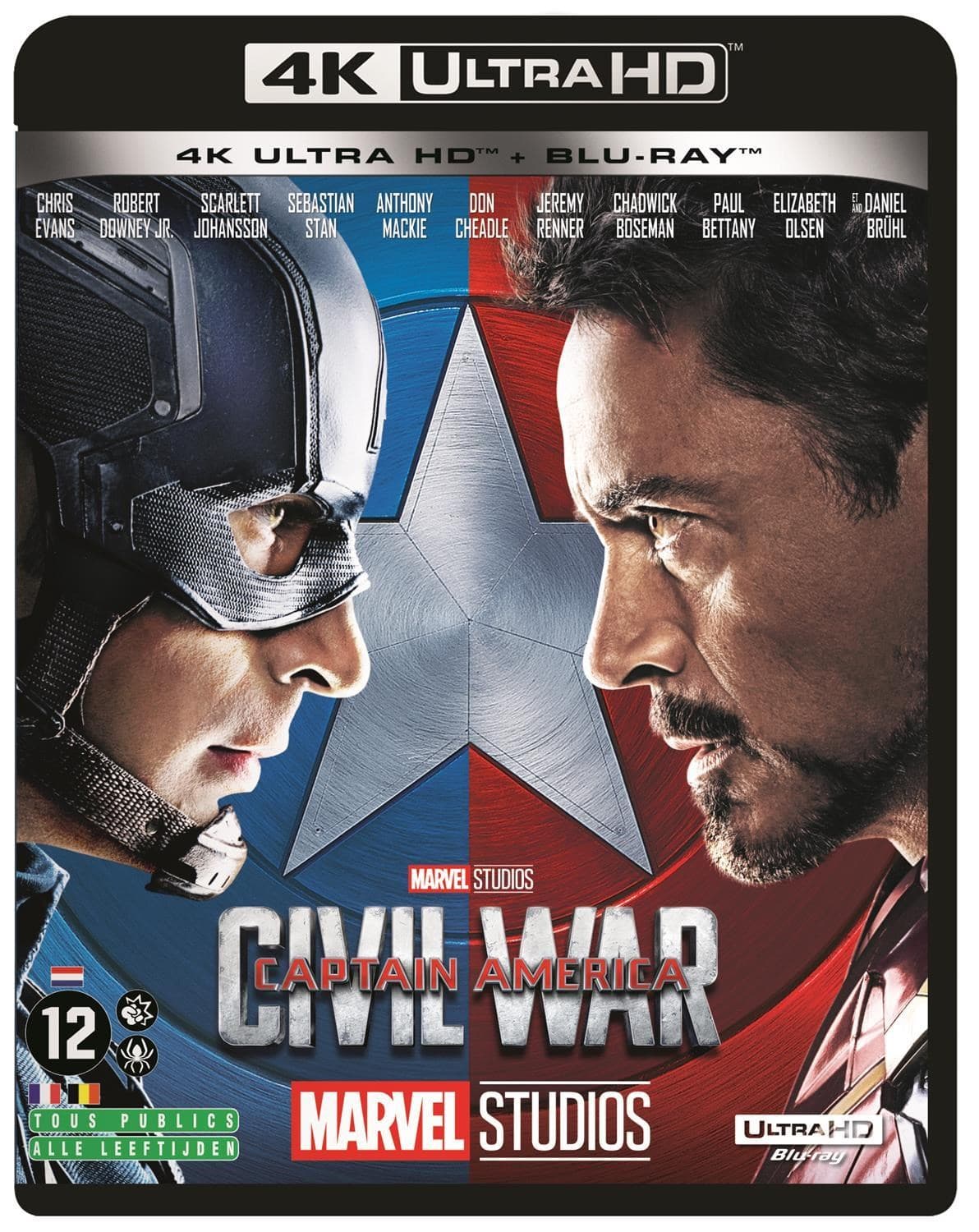 Captain America - Civil War (4K Ultra HD Blu-ray) (Import geen NL ondertiteling)