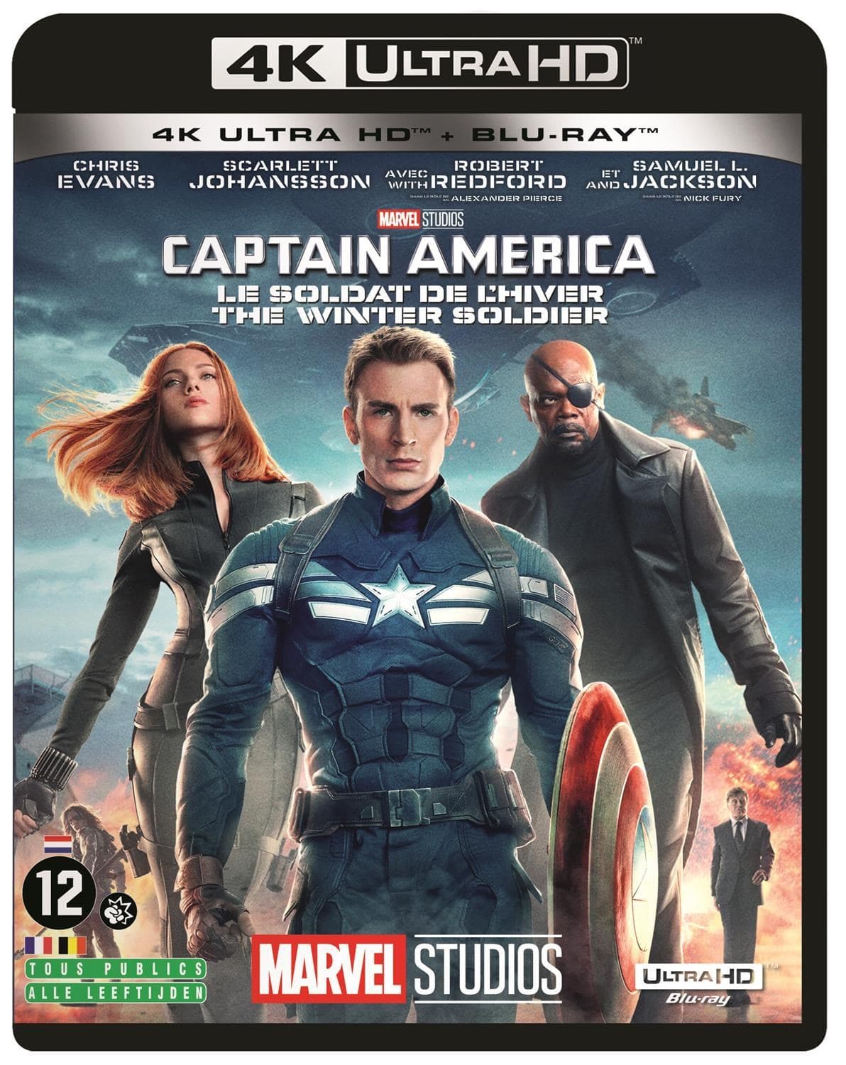 Captain America - The Winter Soldier (4K Ultra HD Blu-ray) (Import geen NL ondertiteling)