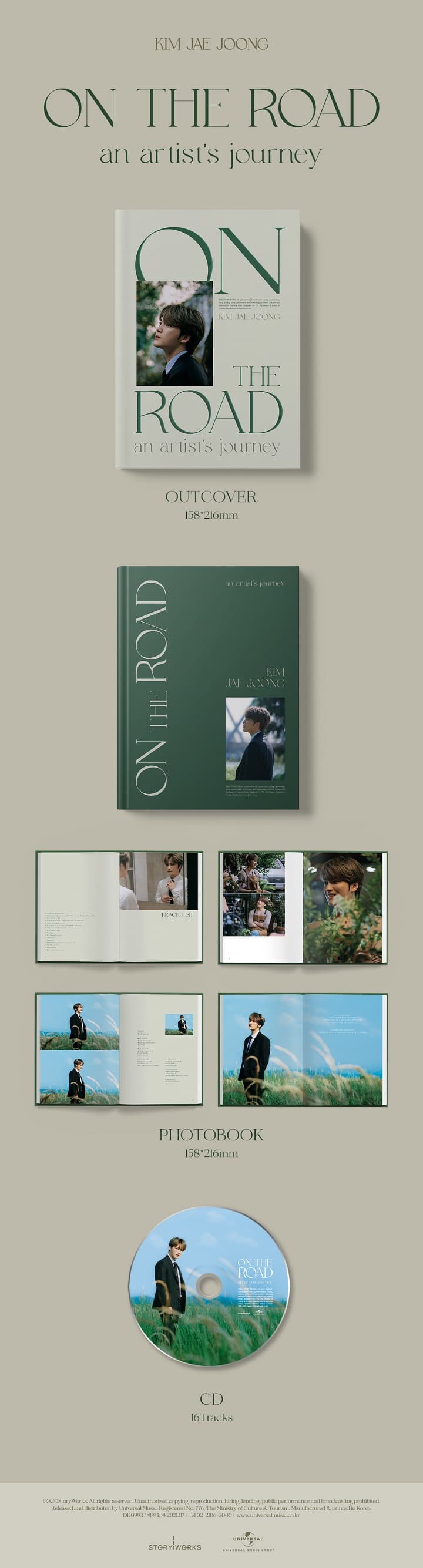 KIM JAE JOONG - On The Road An Artists Journey (soundtrack)