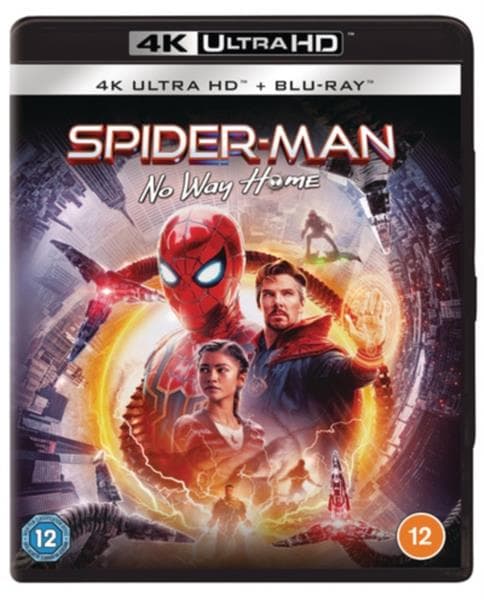 SpiderMan No Way Home 2 Discs UHD BD