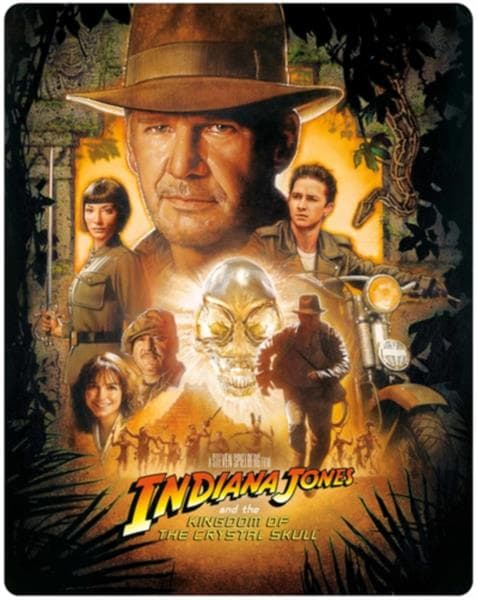 Indiana Jones And The Kingdom Of The Crystal Skull Steelbook 4k Ultra Hd + Blu-ray (Import)