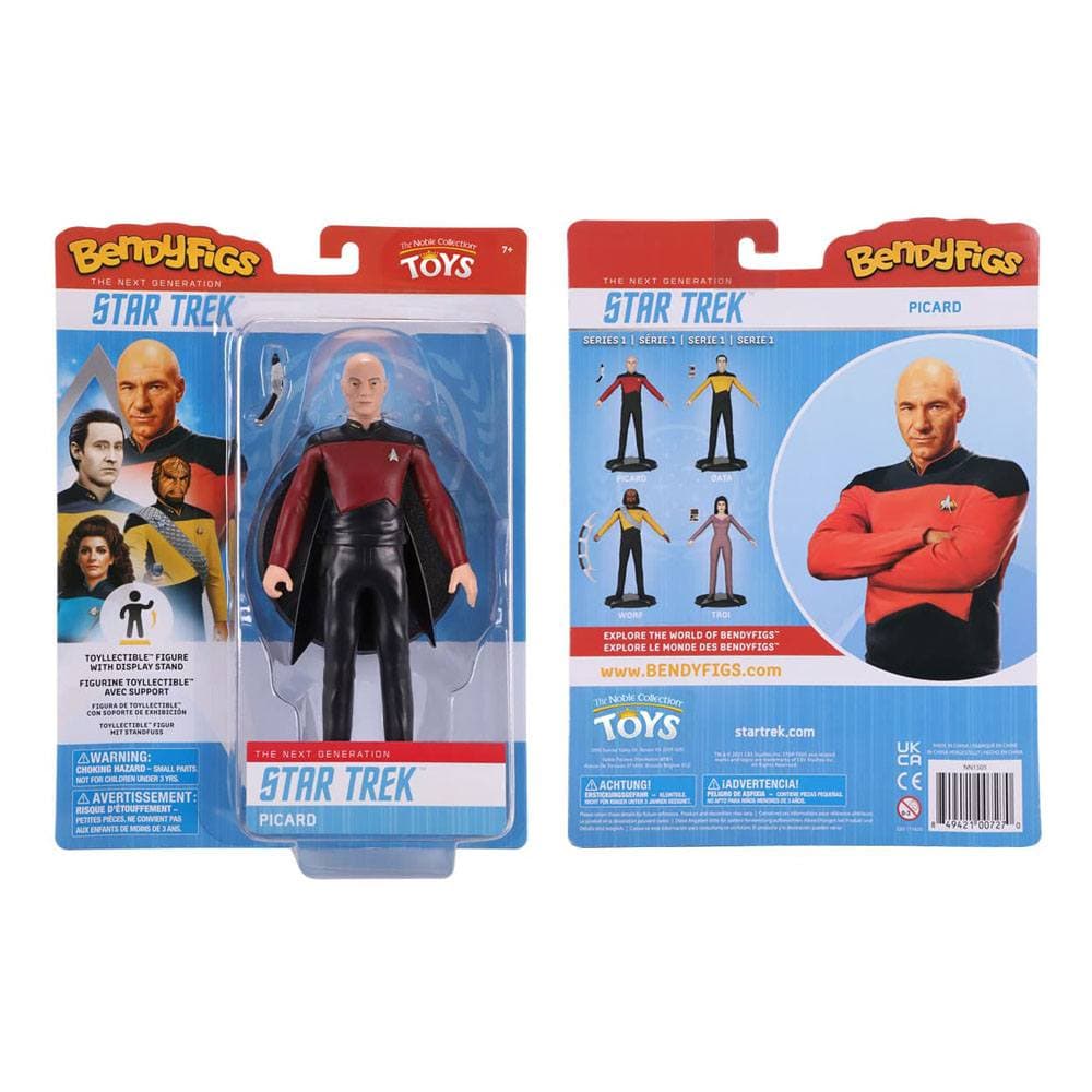 Noble Collection - Star Trek Next Generation Picard Bendy Figure
