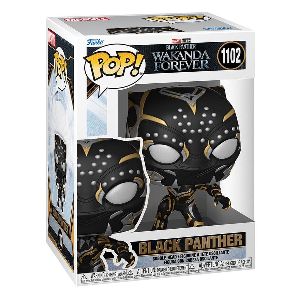 Funko Pop! Marvel: Marvel: - Black Panther - Wakanda Forever - Pop! 4