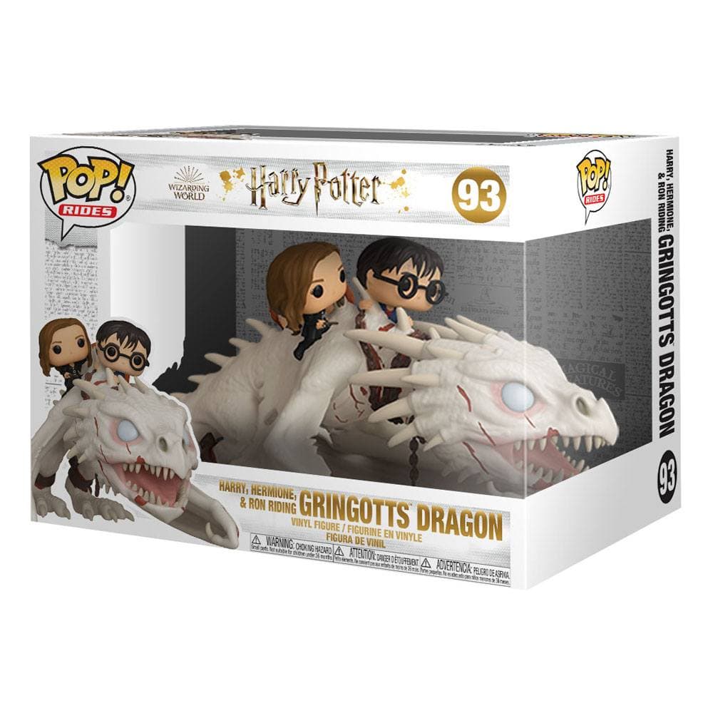 Funko Pop! Ride: - Dragon W/harry, Ron, & Hermione