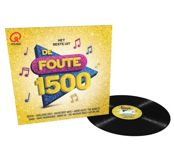 Various Artists - Qmusic: Het Beste Uit De Foute 1500 (2023) (LP)