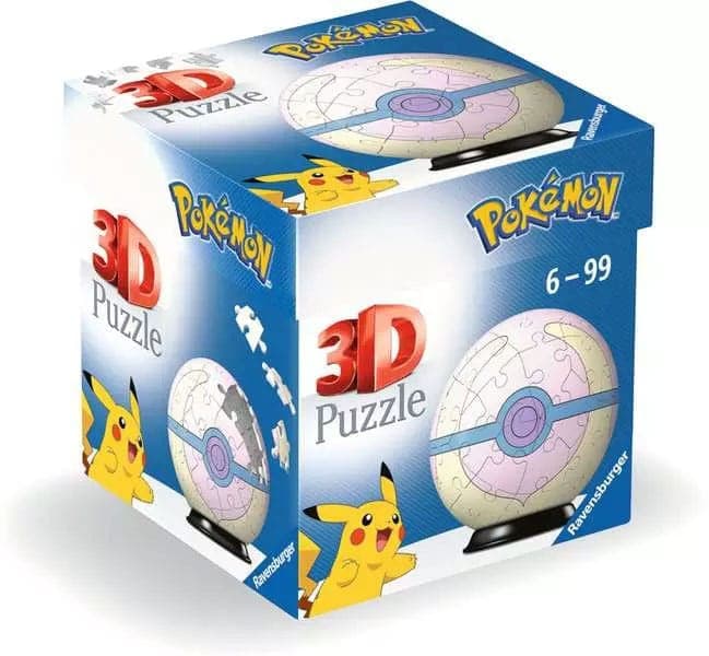 Ravensburger 3D Puzzel Pokémon Heat Ball, 54st.