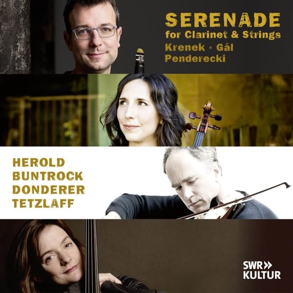 Kilian Herold, Barbara Buntrock, Florian Donderer & Tanja Tetzlaff - Serenade For Clarinet & Strings (CD)