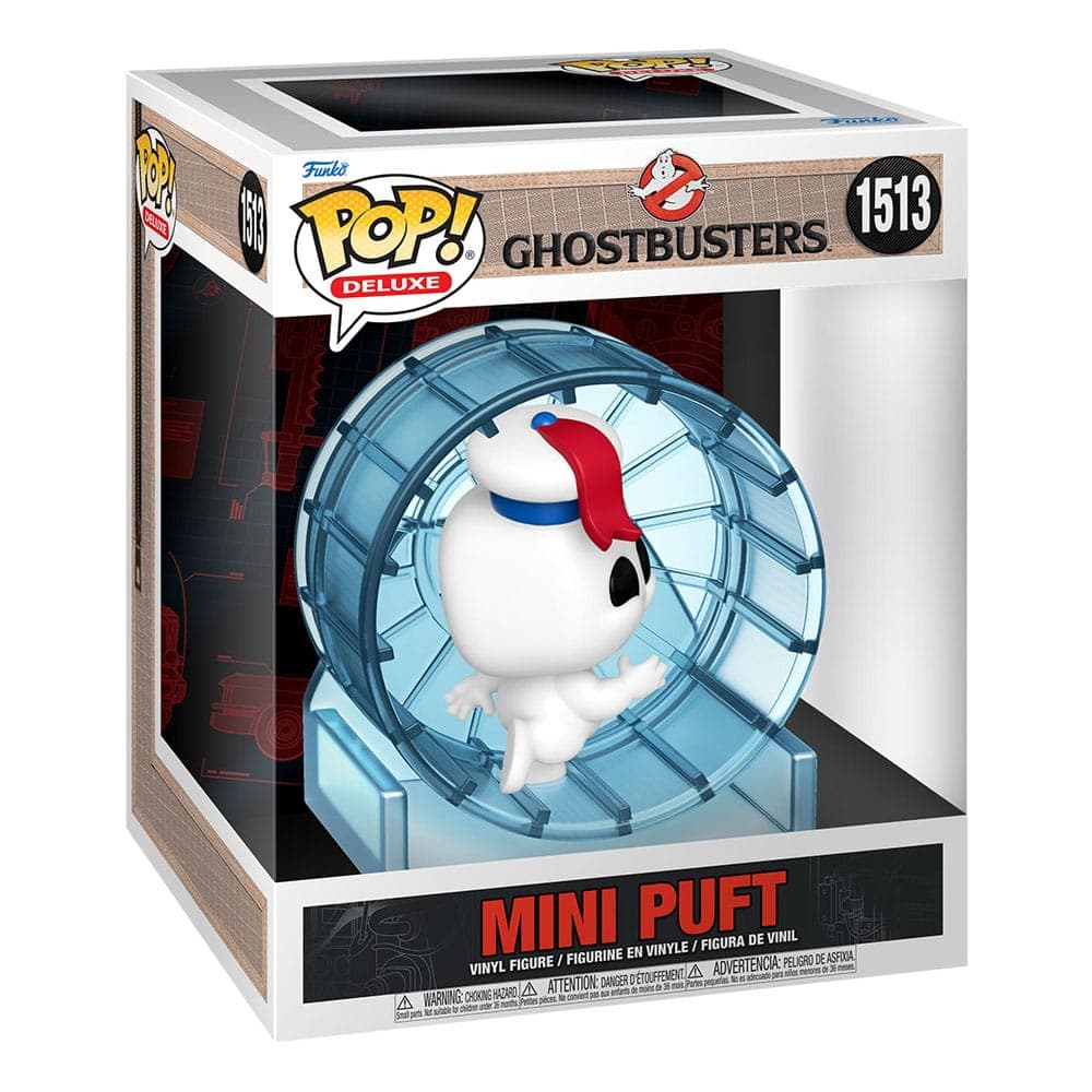 Pop! Deluxe: Ghostbusters Frozen Empire - Mini Puft In Hamster Wheel