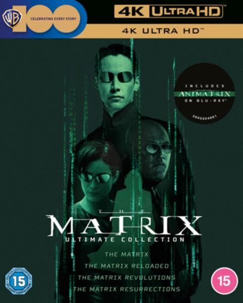 The Matrix Ultimate Collection (4 Films + Animatrix) 4k Ultra Hd + Blu-ray (Import DE)