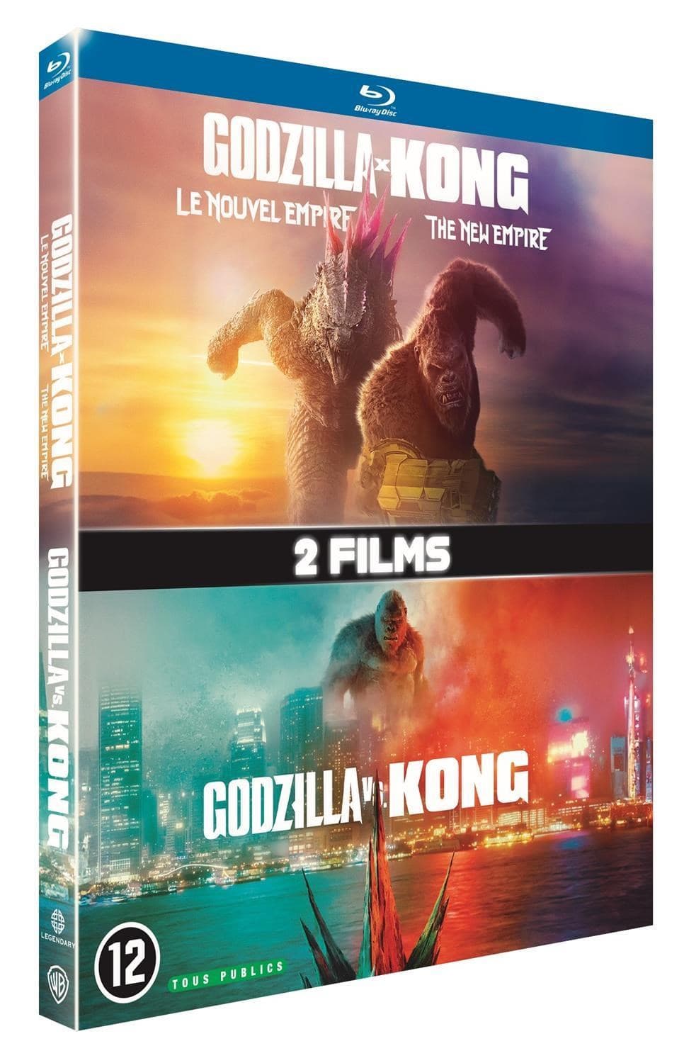 Godzilla x Kong - The New Empire & Godzilla vs. Kong (Blu-ray)