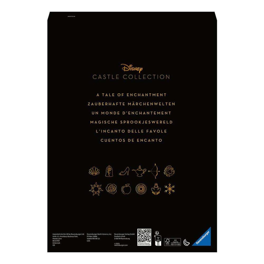 Ravensburger Legpuzzel Disney Castles Cinderella, 1000st.