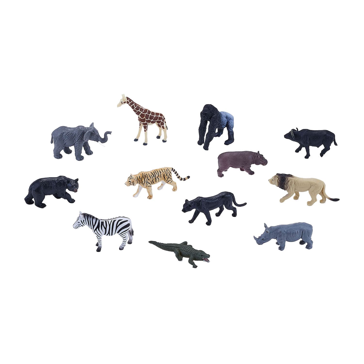Mojo Wildlife Mini Wilde Dieren Speelset, 12dlg. - 380057