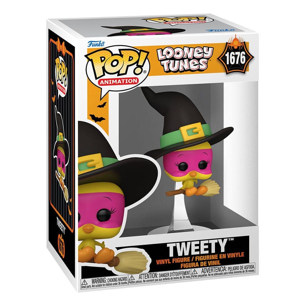 Looney Tunes Pop! Television Vinyl Figure Halloween Tweety(witch) 9 Cm