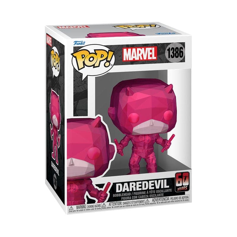 Daredevil 60th Anniversary Pop! Vinyl Figure Daredevil(facet) 9 Cm