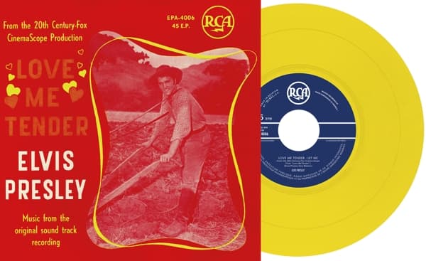 Elvis Presley - EP Etranger N14 - Love Me Tender (Belgium) (LP) (Coloured Vinyl)