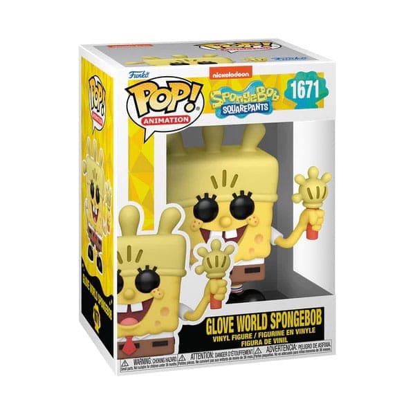 Spongebob Squarepants 25th Anniversary Pop! Vinyl Figure Sb W/ Glove Light 9 Cm