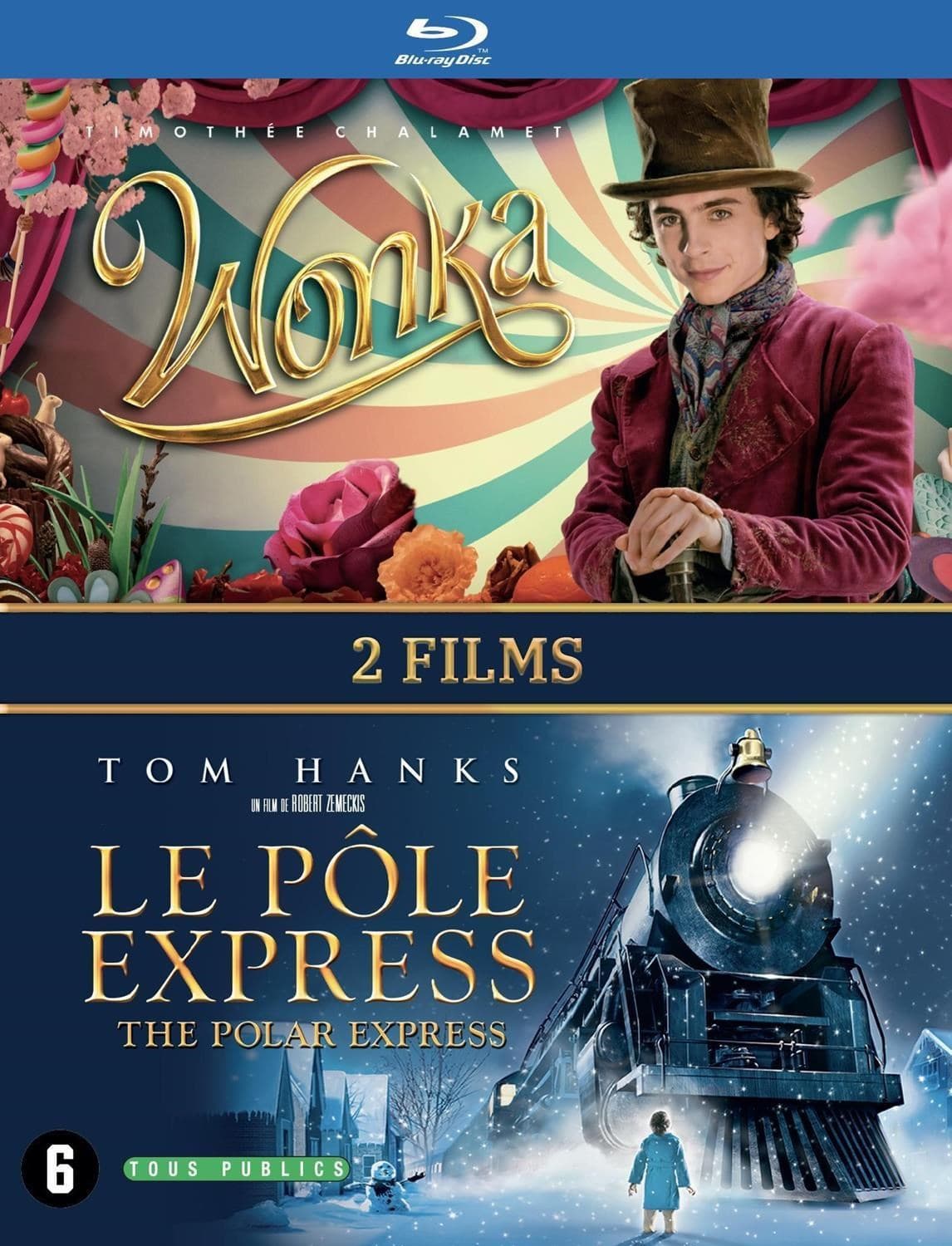 Wonka & The Polar Express (Blu-ray)