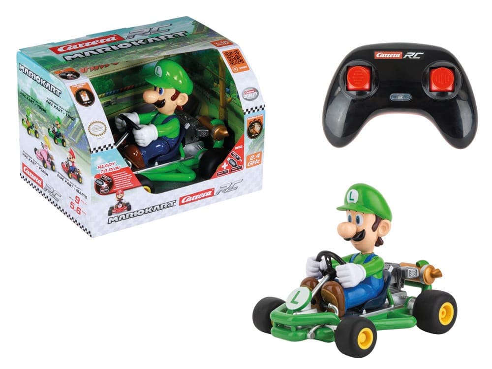 Carrera RC Super Mario Pipe Kart Luigi Bestuurbare Auto