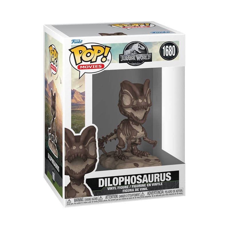 Jurassic Park Fossil Pop! Movies Vinyl Figure Dilophosaurus 9 Cm