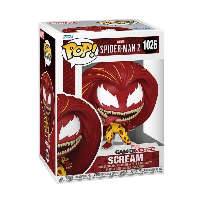 Spiderman 2 Pop! Games Vinyl Figure Scream 9 Cm