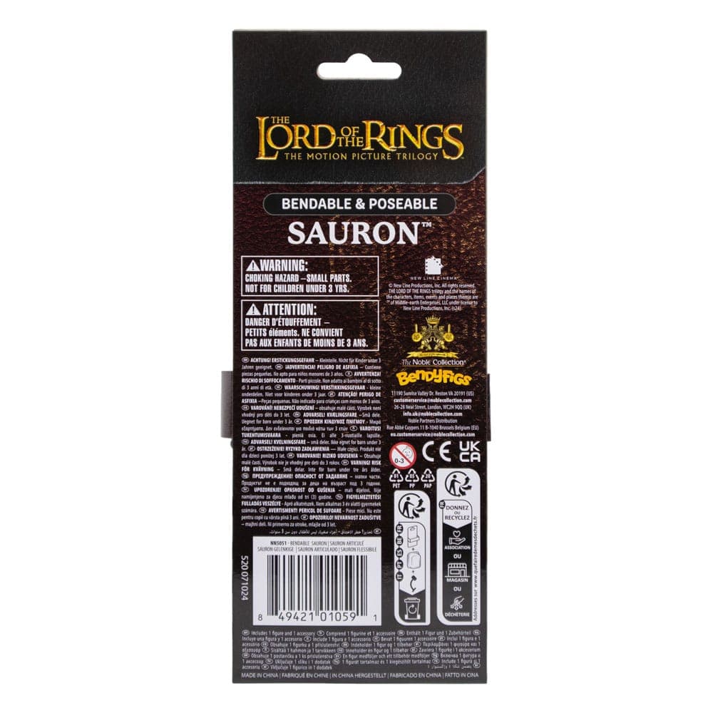 Lord Of The Rings - Bendable & Poseable Sauron ( Nn5051 )