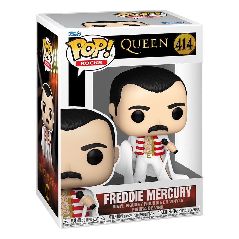 Queen Pop! Rocks Vinyl Figure Freddie Mercury With Cape 9 Cm