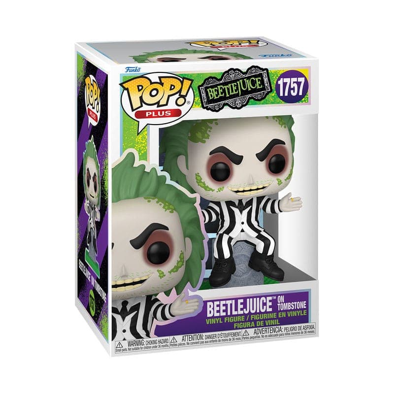 Pop Plus Beetlejuice - Pop Plus Beetlejuice S3 Beetlejuice Wth Tombstone